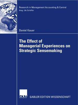cover image of The Effect of Managerial Experiences on Strategic Sensemaking